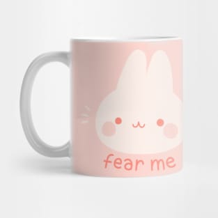 Fear Me Albino Bunny Mug